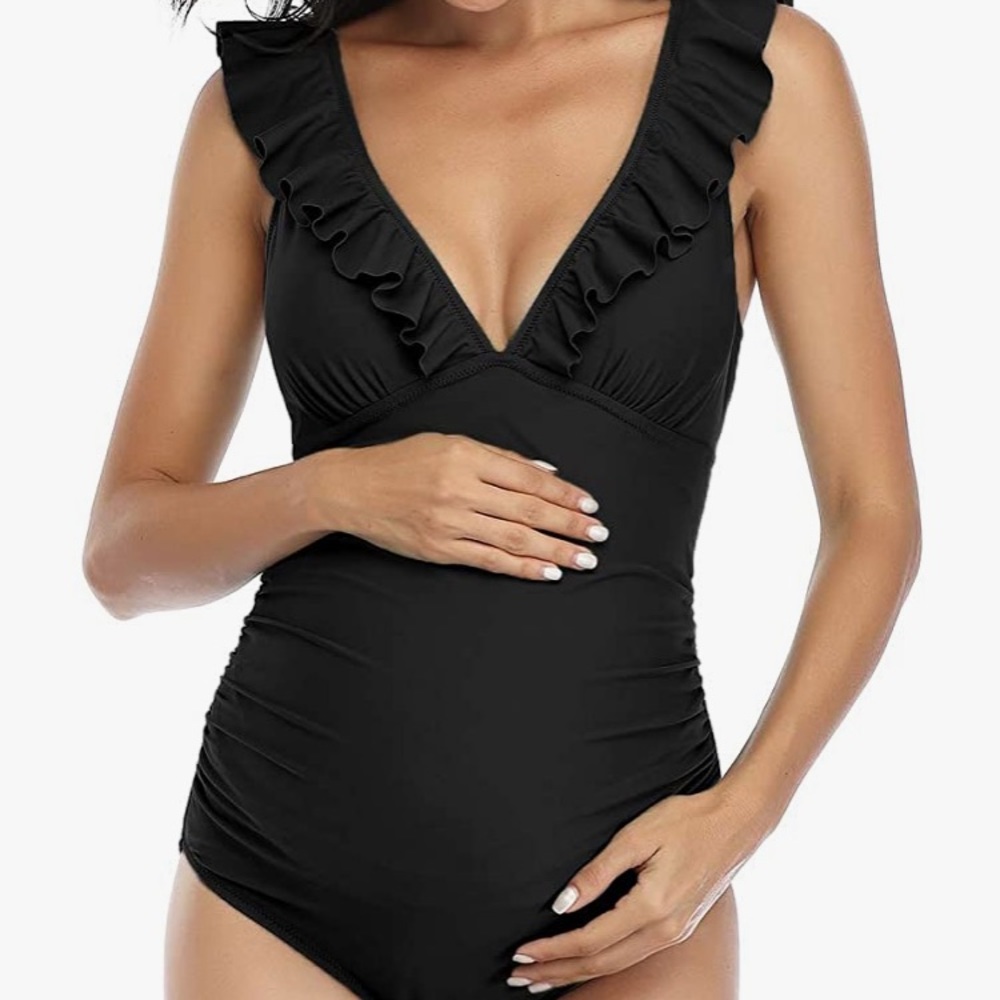 Black Maternity swim suit